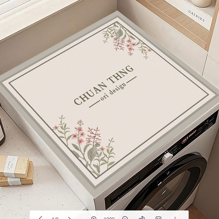 Decorative Laundry Counter Mat