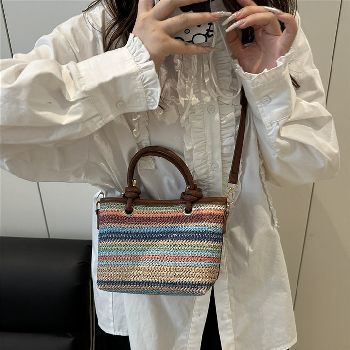 Woven Handheld Tote Bag Kalsten
