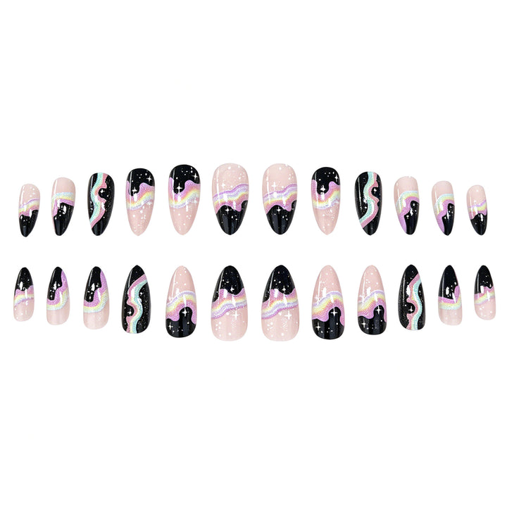 Cosmic Gradient Nail Art Enhancements Kalsten
