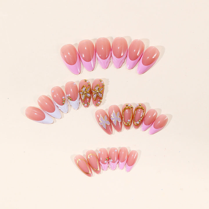 Luxury 3D Floral Nail Art Extensions Kalsten