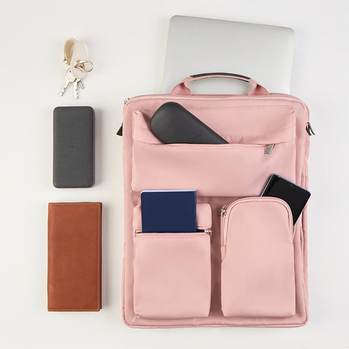Multifunctional Laptop Carrying Bag with Extendable Luggage Fixing System Kalsten