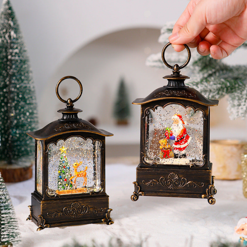 Lighter lantern with snow scenes Kalsten