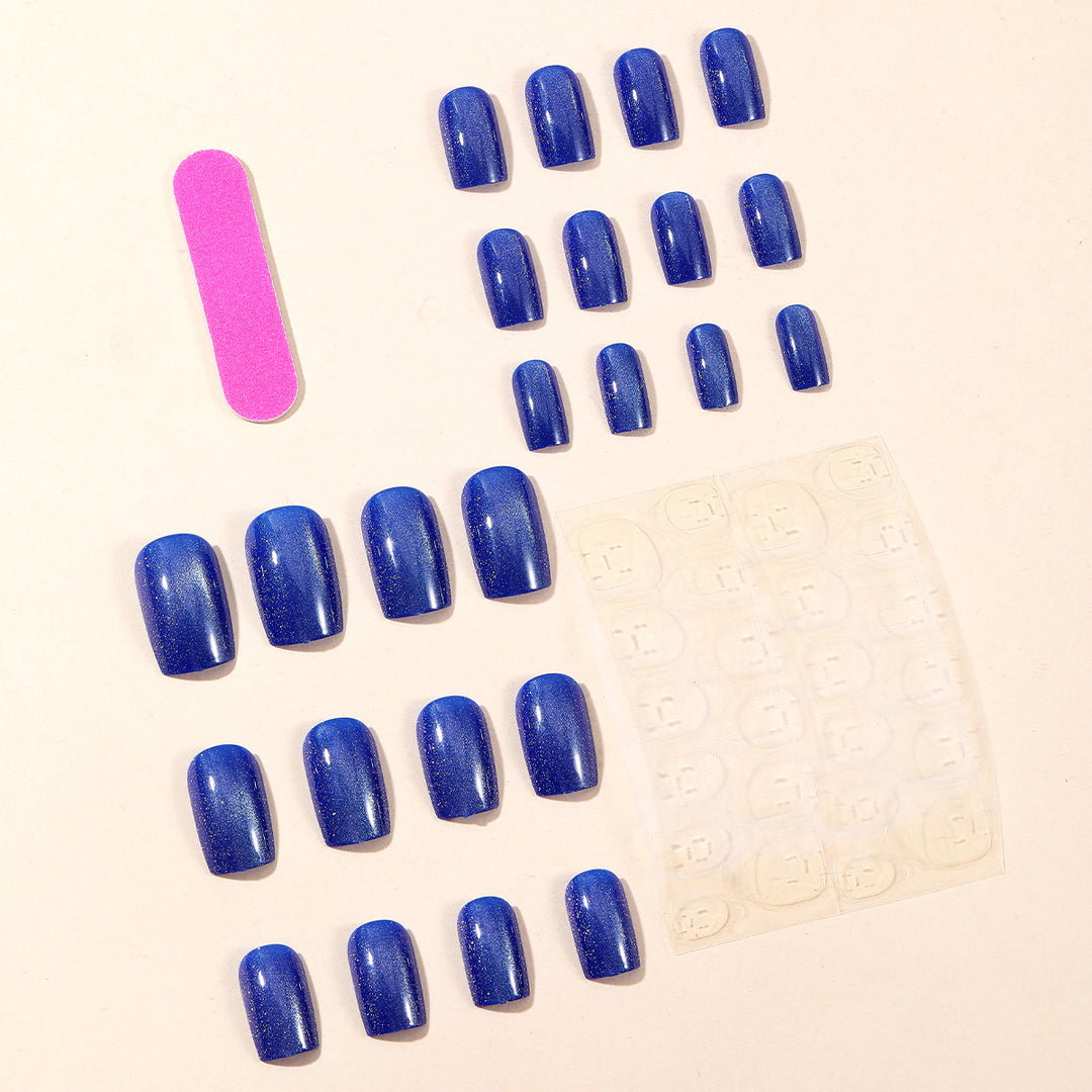 Glittery Gel Nail Art Kalsten