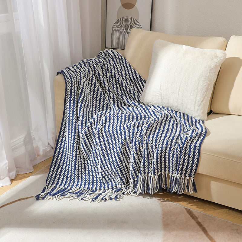 Textured Weave Throw Blanket