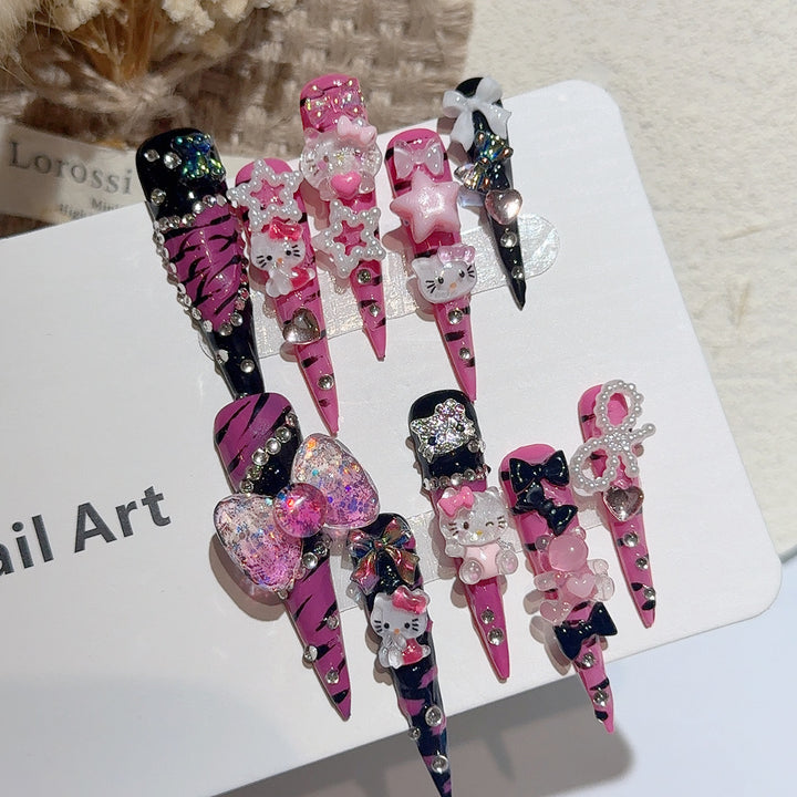 Decorative Press-On Nail Art Kit