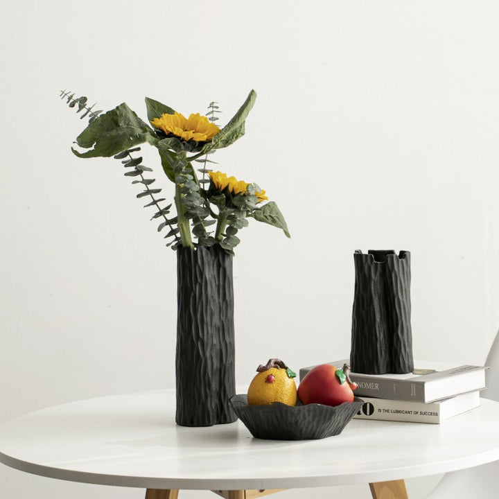 Decorative Ceramic Flower Figure