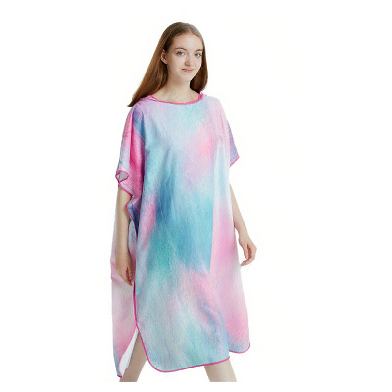 Badeponcho with stylish design and practical hood Kalsten
