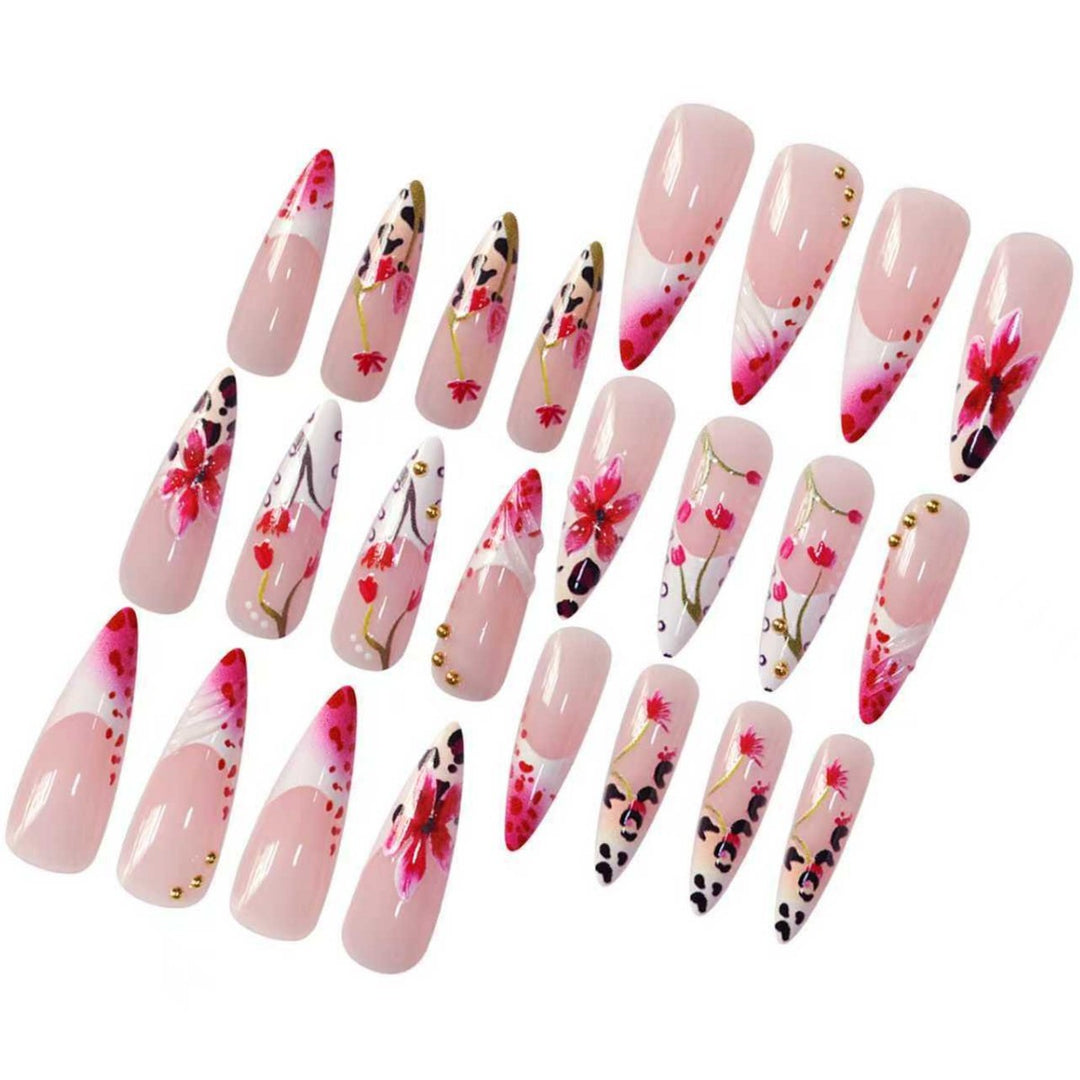 Floral Art Nail Enhancements Kalsten