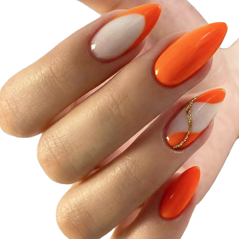 Premium Stylish Press-On Nail Set with Elegant Design Elements Kalsten