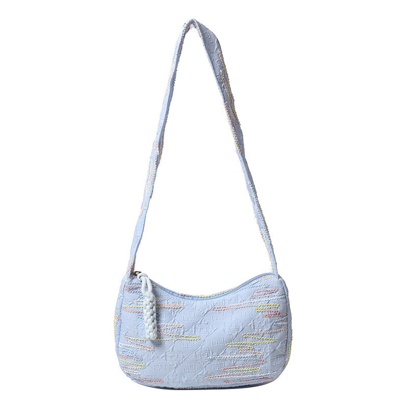 WoTextured Fabric Shoulder Bag Kalsten
