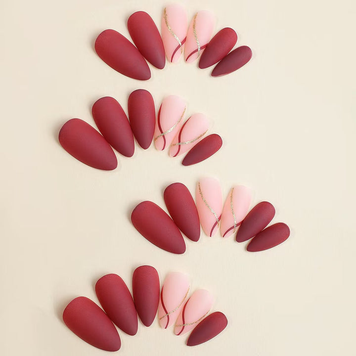 Elegant Stiletto Press-On Nail Set Kalsten