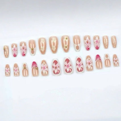 Floral 3D Nail Art Kalsten
