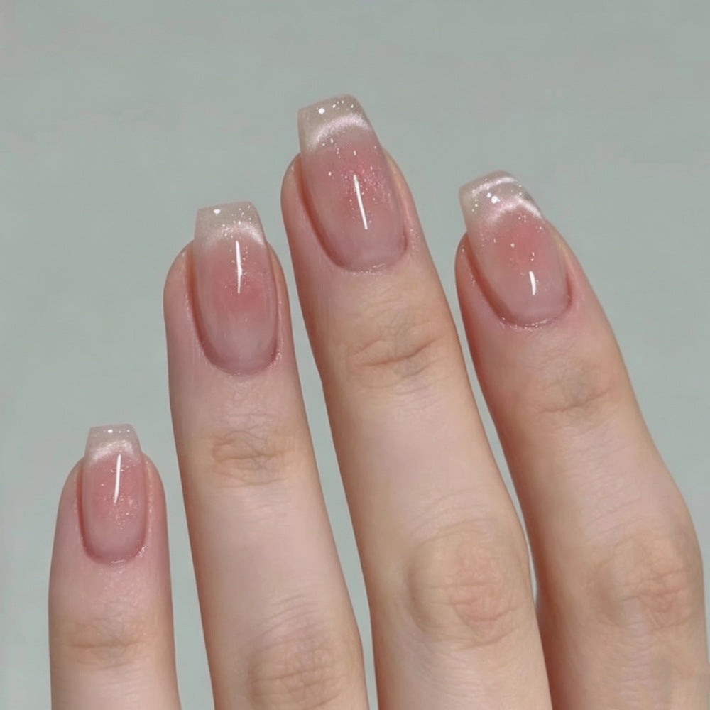 Premium French Tip Press-On Nail Design Kalsten