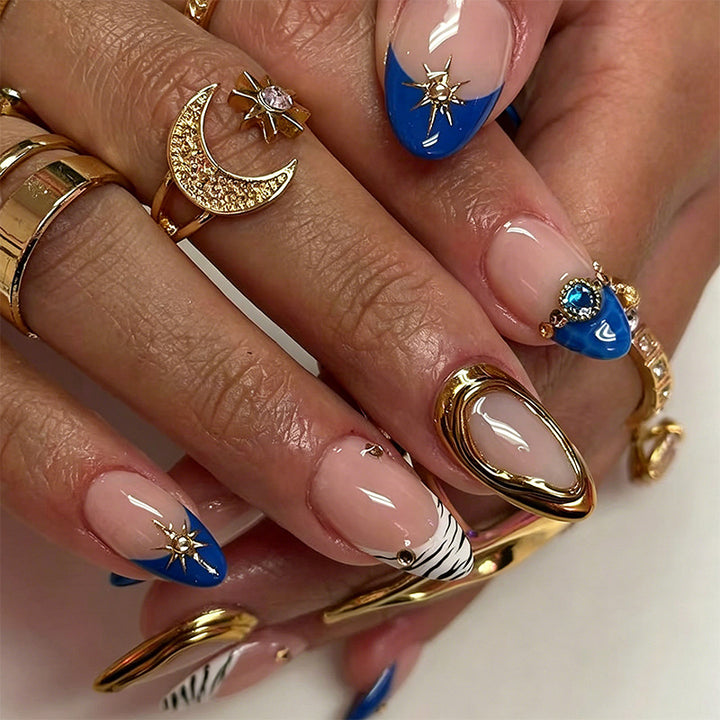 Artistic art nails with elegant accents Kalsten