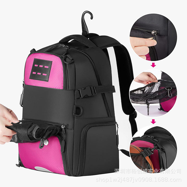 Multi-Compartment Sports Gear Backpack Kalsten