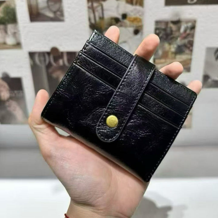 Genuine Leather Card Holder Wallet