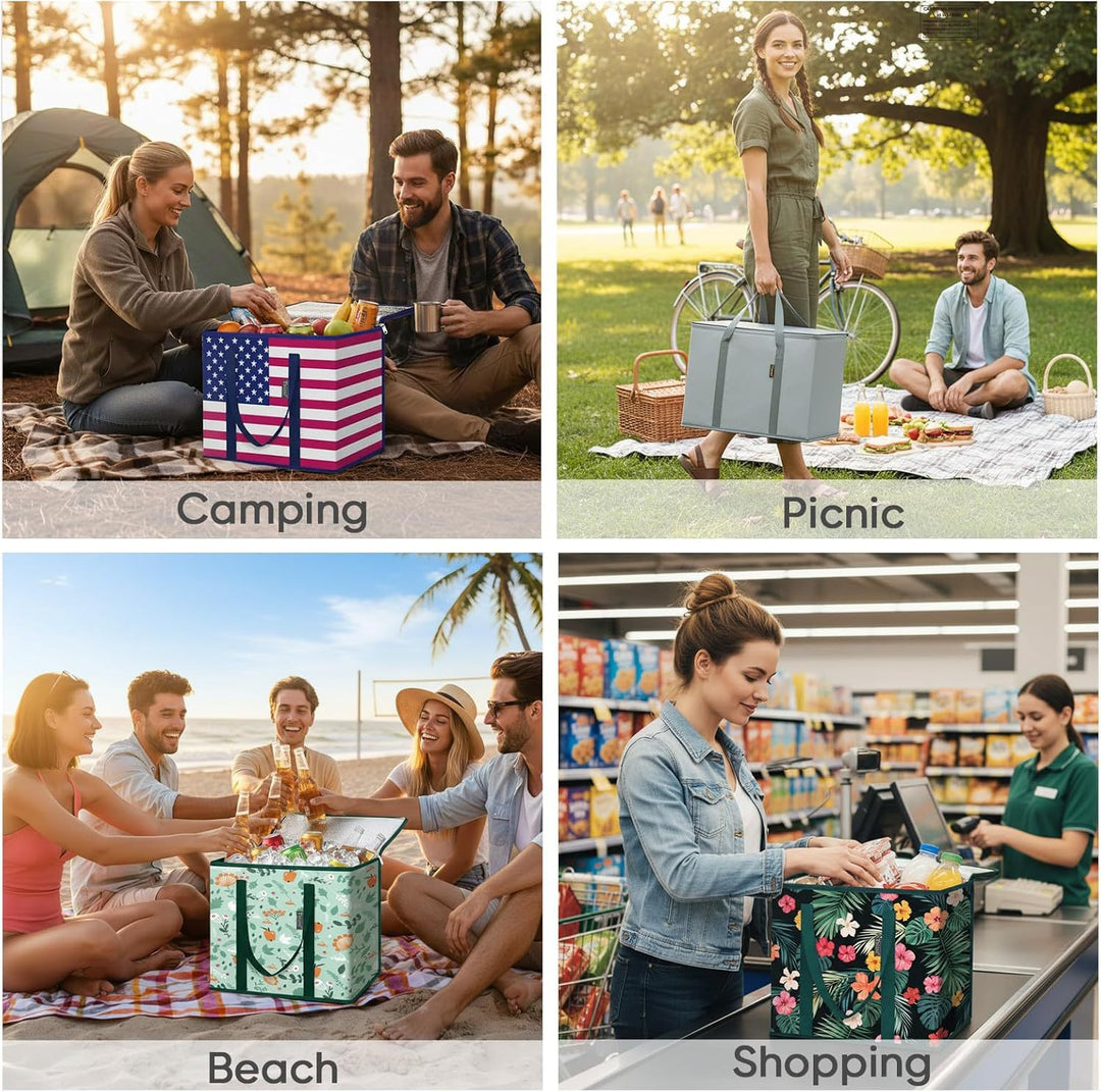 Insulated shopping bag with large volume Kalsten