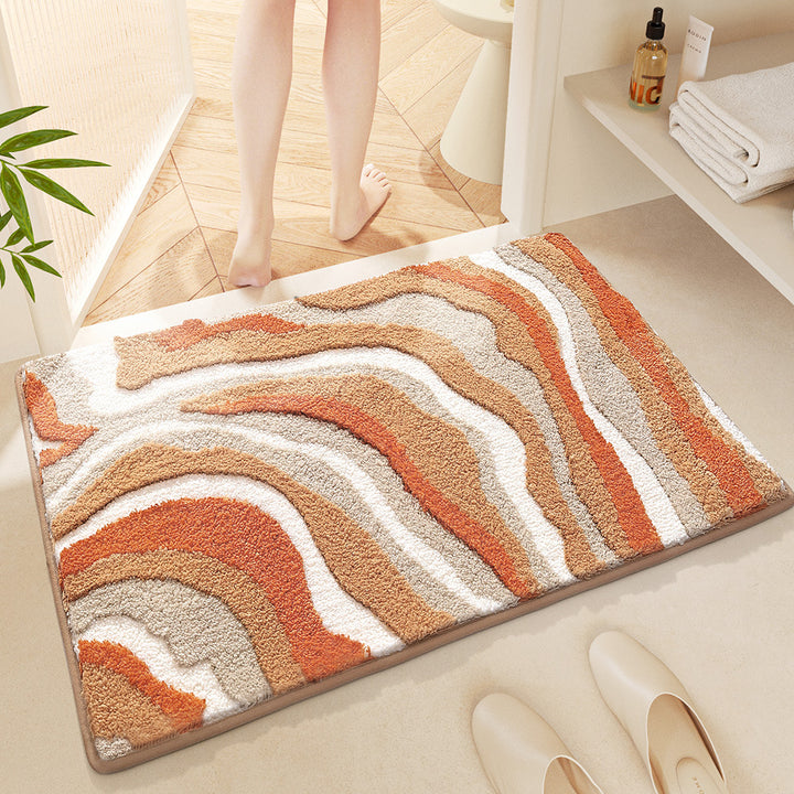 Floral Bath Mat Kalsten