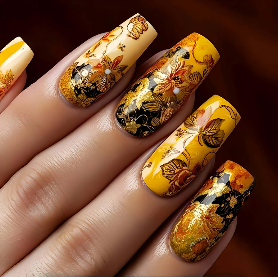 Artful Nail Extensions with Elegant Tips Kalsten