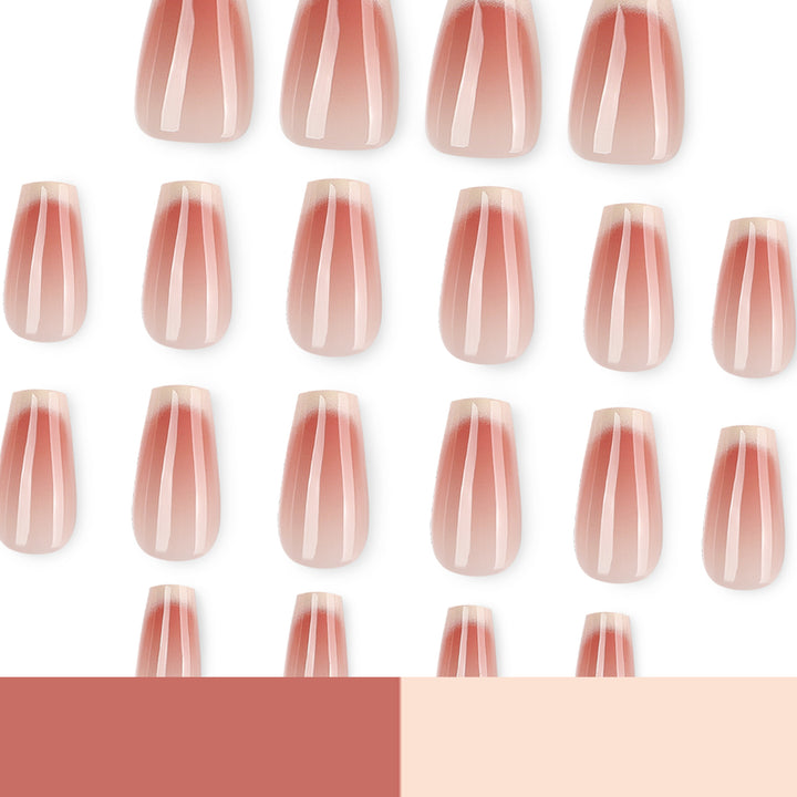 Artful acrylic nails with elegant gradient Kalsten