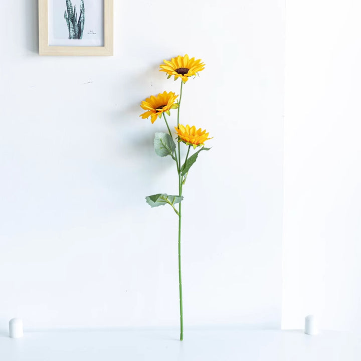 Realistic Sunflower Flower Stem
