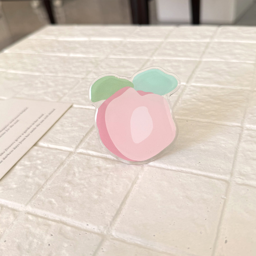 Original coaster in peach-shaped design Kalsten