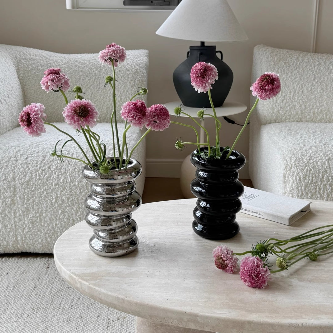 Sculptural Statement Ceramic Vase
