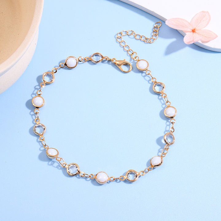 Decorative Gemstone Anklet Kalsten