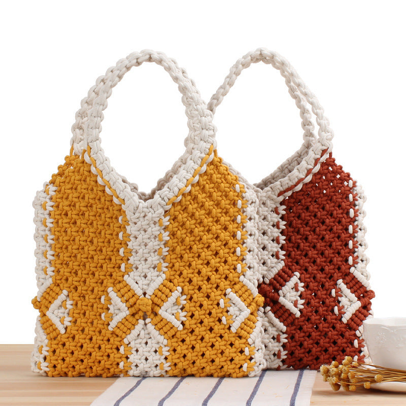 Handmade macrame bag with stylish design Kalsten