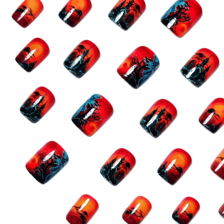 Creative Halloween Design Artificial Nails Kalsten