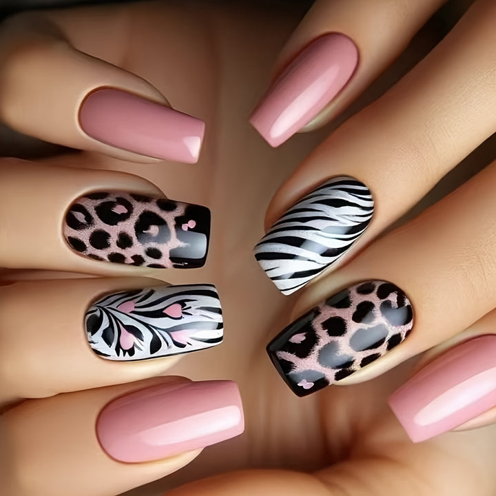 Floral Art Acrylic Nail Set Kalsten