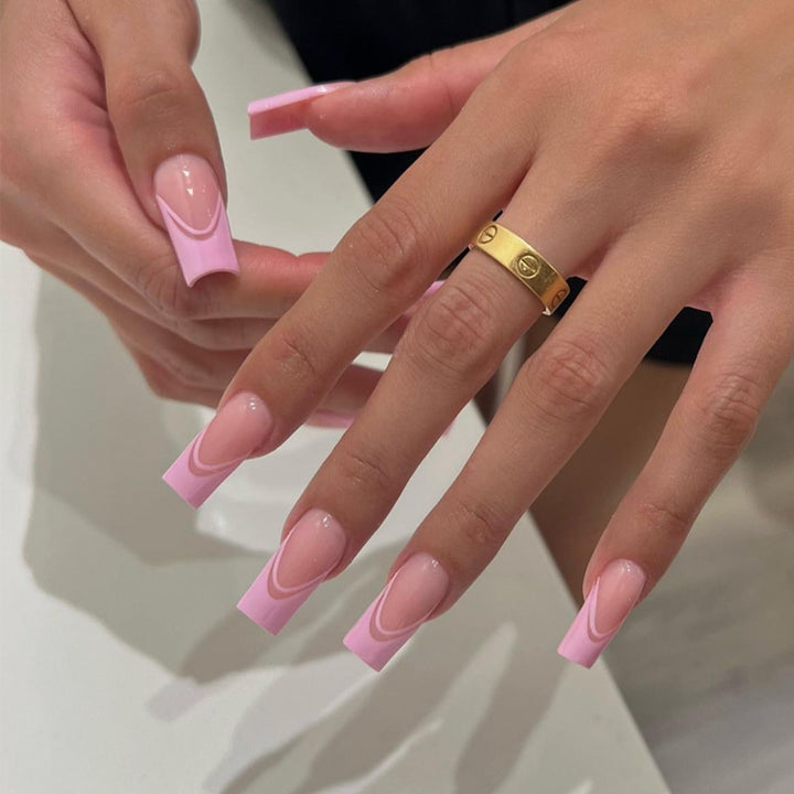 Elegant Heart-Designed Press-On Nail Tips Kalsten