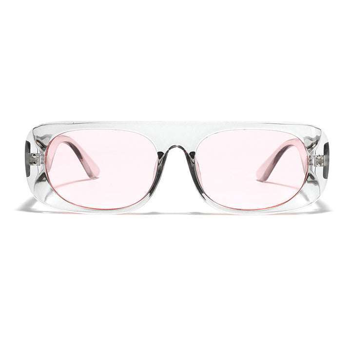 Women’s fashion sunglasses with transparent and geometric frame Kalsten