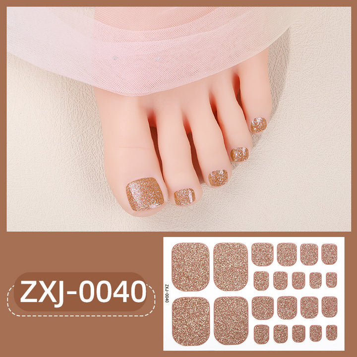 Glittery Toe Nail Wraps  1790954463
