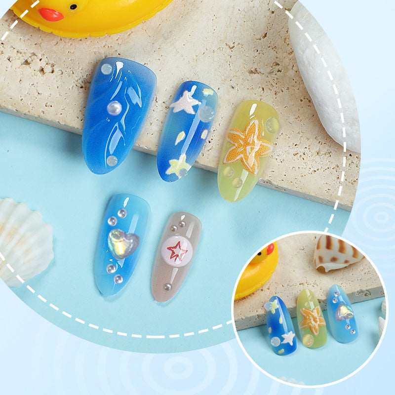 Creative Decorative Press-On Nail Set 1790738810
