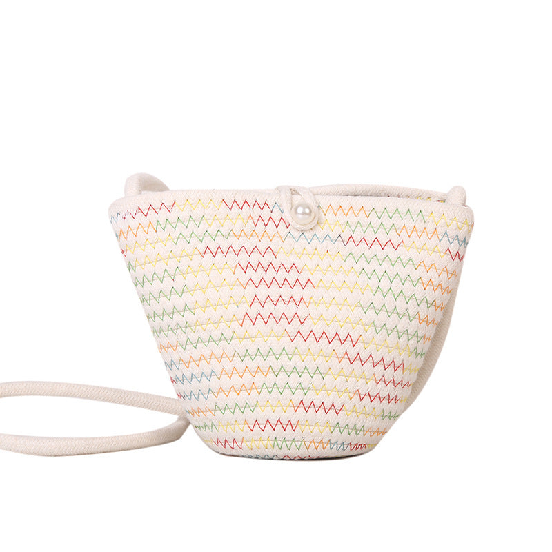 Woven Rope Shoulder Bag