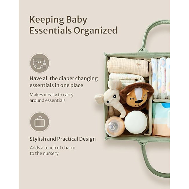Versatile storage basket with compartments and charming animal motif Kalsten