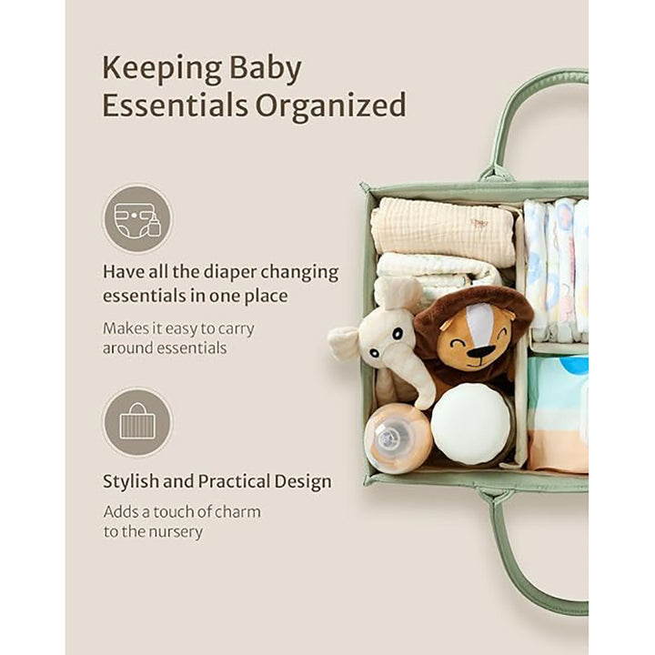 Versatile storage basket with compartments and charming animal motif Kalsten