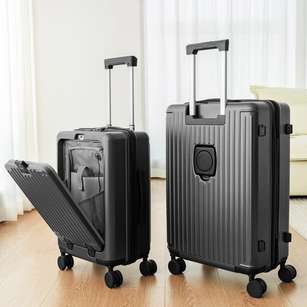 Compact Hard-Shell Rolling Suitcase