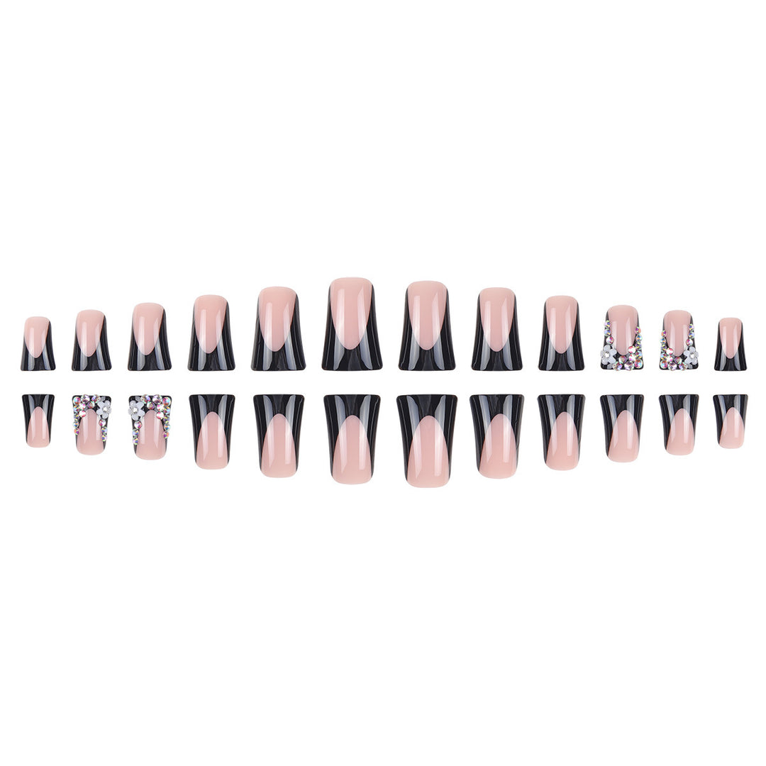 Stiletto Glitter-Embellished Press-On Nails Kalsten