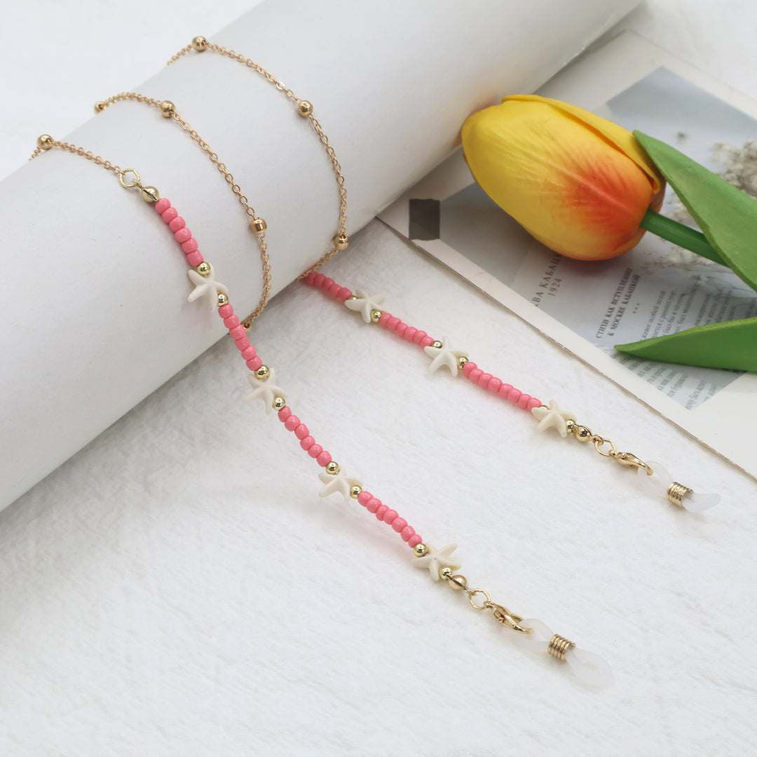 Beach-Inspired Beaded Eyewear Chain Kalsten