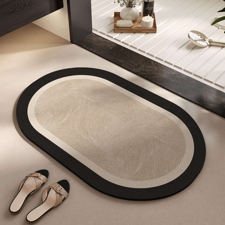 Elegant Woven Bath Mat Kalsten