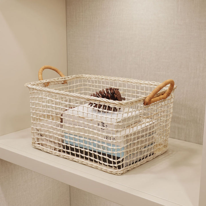 Practical storage basket with braided design Kalsten