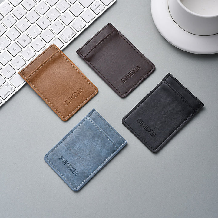 Sleek Leather Card Holder Kalsten