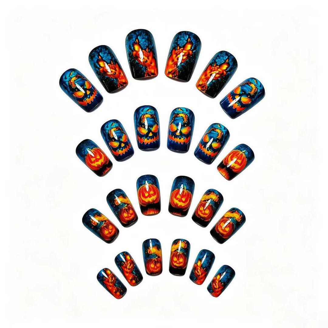 Artifical nails with Creative Halloween design Kalsten