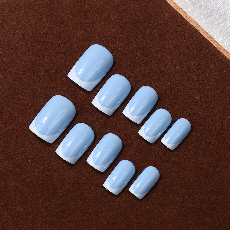 Premium French Tip Press-On Nail Set Kalsten