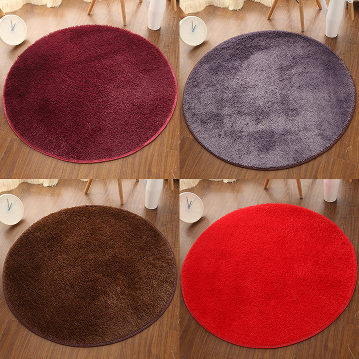 Plush Round Area Rug Kalsten 1790150822