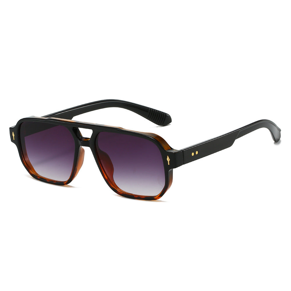Oversized Geometric Sunglasses with Enhanced UV Protection Kalsten