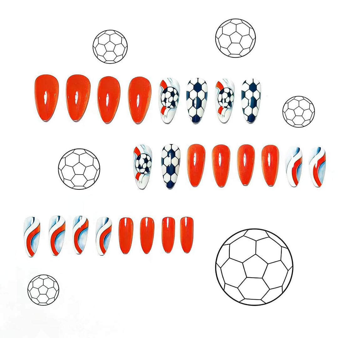 Artificials Nails in Creative Soccer Design Kalsten