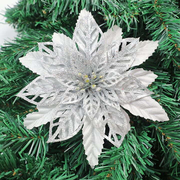 Glittering Floral Christmas Tree Ornament Kalsten